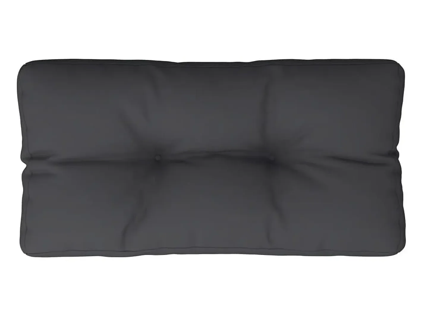Clicnbuy Cojín para palets tela 70x40x12 cm Negro Hot