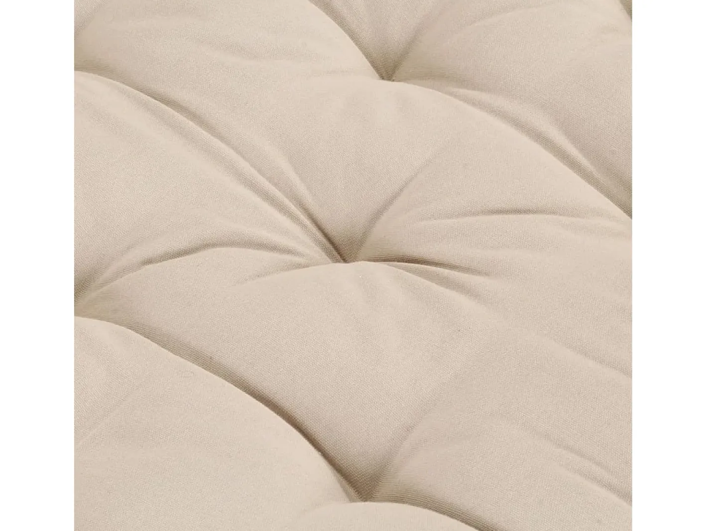 Clearance Clicnbuy Cojín para palés algodón 120x40x7 cm Beige
