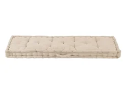 Clearance Clicnbuy Cojín para palés algodón 120x40x7 cm Beige