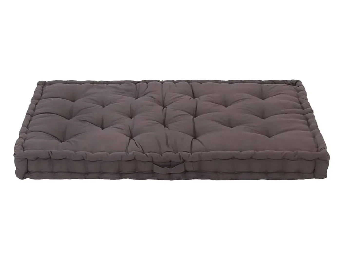 Online Cojín para palés algodón 120x80x10 cm ES352785 Gris antracita