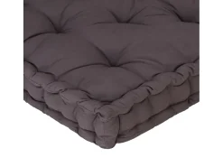 Online Cojín para palés algodón 120x80x10 cm ES352785 Gris antracita
