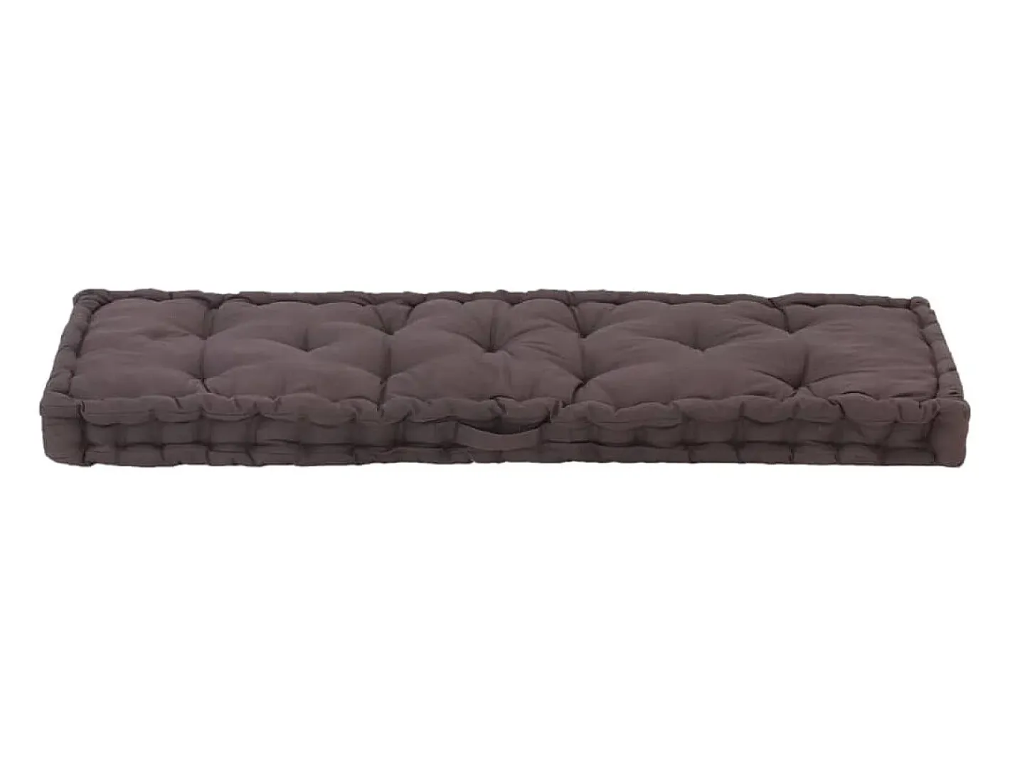 Hot Clicnbuy Cojín para palés algodón 120x40x7 cm Gris antracita