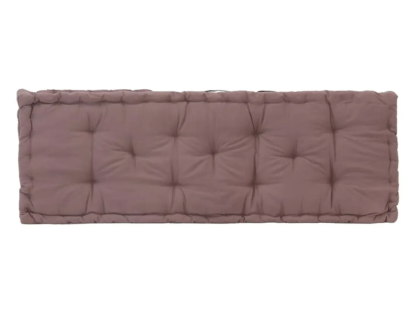Ropa De Casa-Cojín para palés algodón gris taupe 120x40x7 cm ES711426 Topo