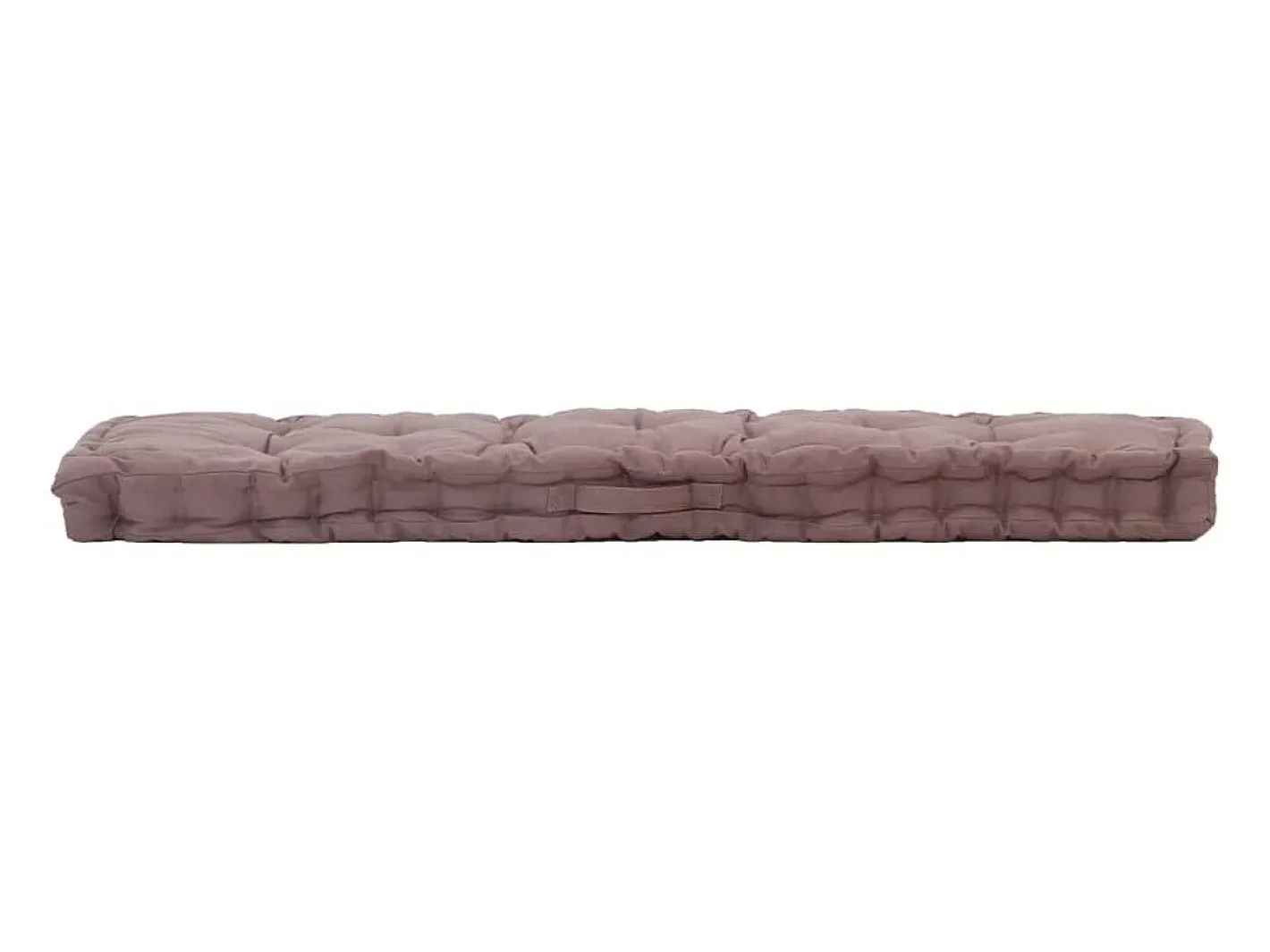 Ropa De Casa-Cojín para palés algodón gris taupe 120x40x7 cm ES711426 Topo