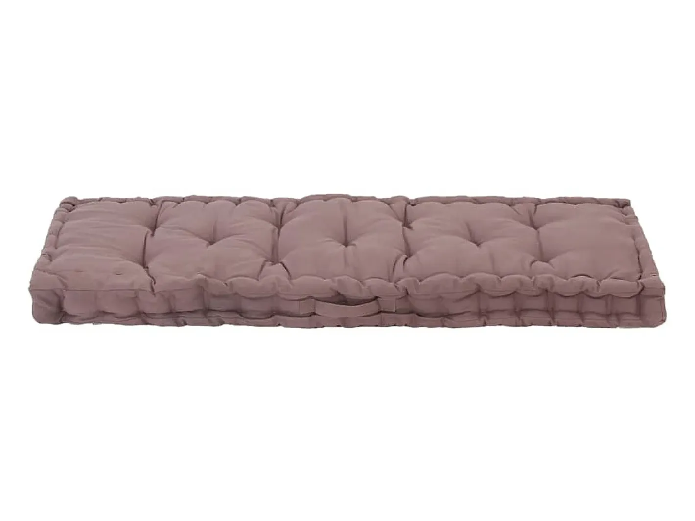 Ropa De Casa-Cojín para palés algodón gris taupe 120x40x7 cm ES711426 Topo