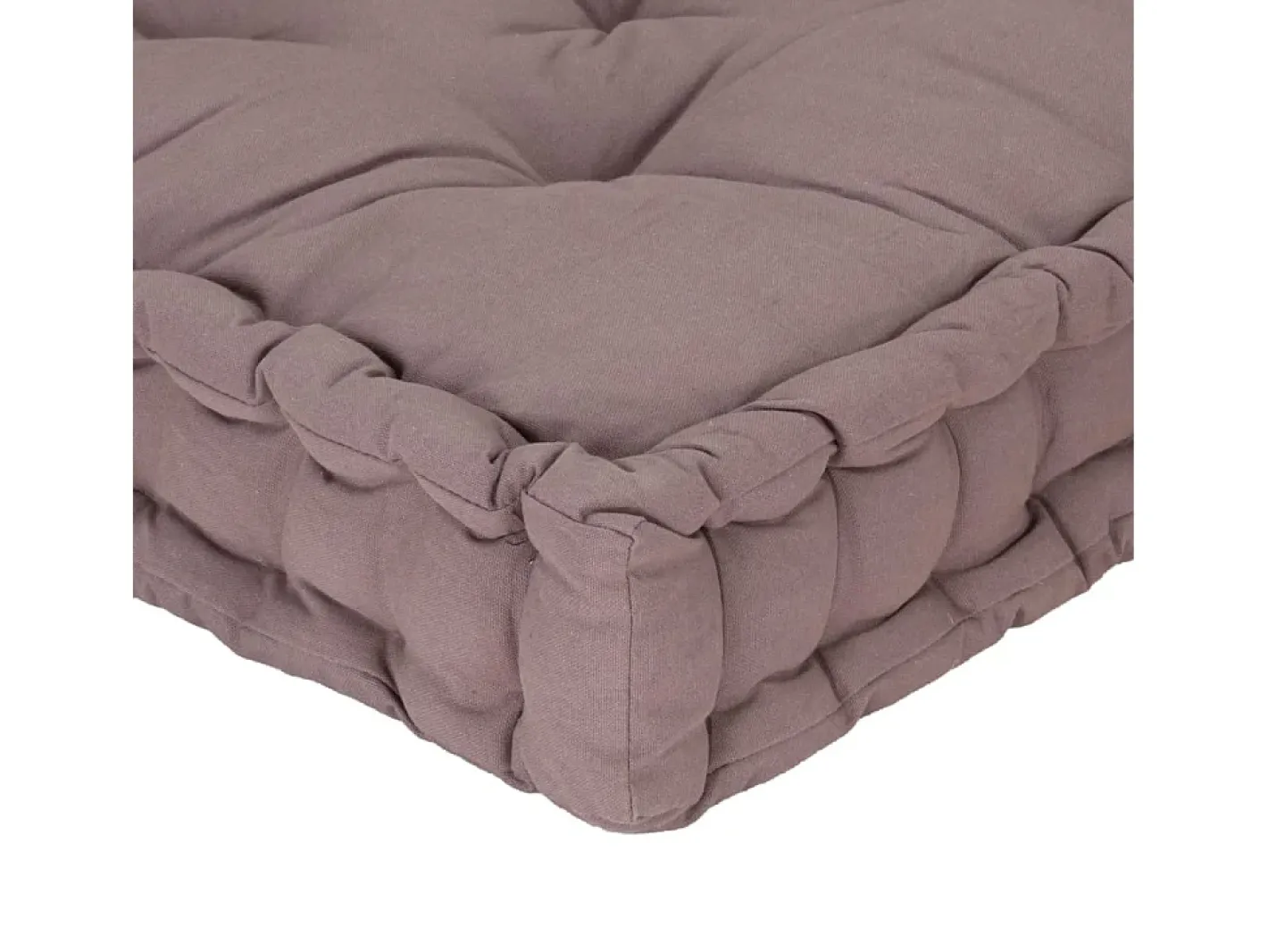 Ropa De Casa-Cojín para palés algodón gris taupe 120x40x7 cm ES711426 Topo