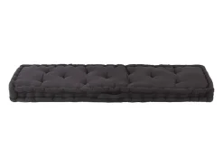 Discount Clicnbuy Cojín para palés algodón 120x40x7 cm Negro