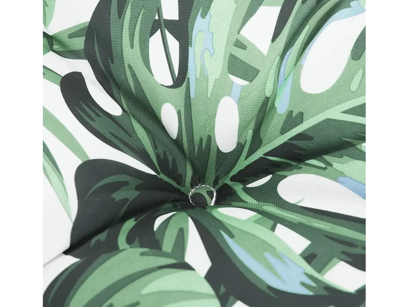 Clearance Clicnbuy Cojín para palés tela estampado de hojas 60x40x12 cm Verde