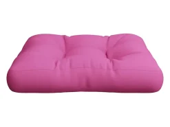 Clicnbuy Cojín para palés tela Oxford 58x58x10 cm Rosa