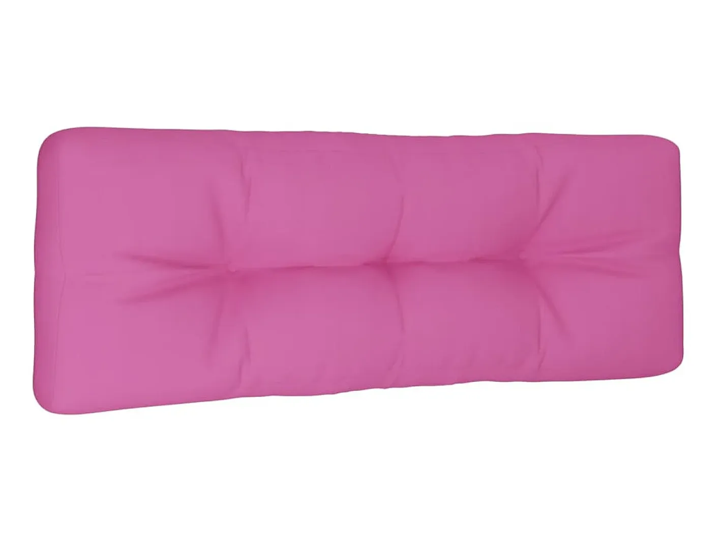 Ropa De Casa-Cojín para palés tela 120x40x12 cm ES975664 Rosa
