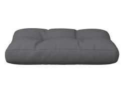 Clicnbuy Cojín para sofá de palets de tela antracita 50x40x12 cm Gris antracita Best