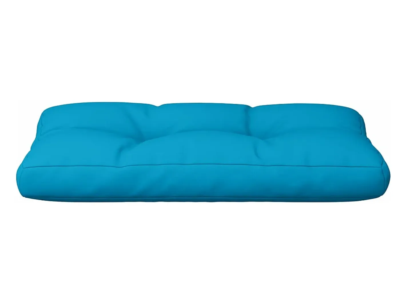 Clicnbuy Ropa De Casa-Cojín para sofá de palets de tela claro 70x40x12 cm Azul