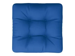 Clicnbuy Ropa De Casa-Cojín para sofá de palets de tela gris 50x50x12 cm Azul