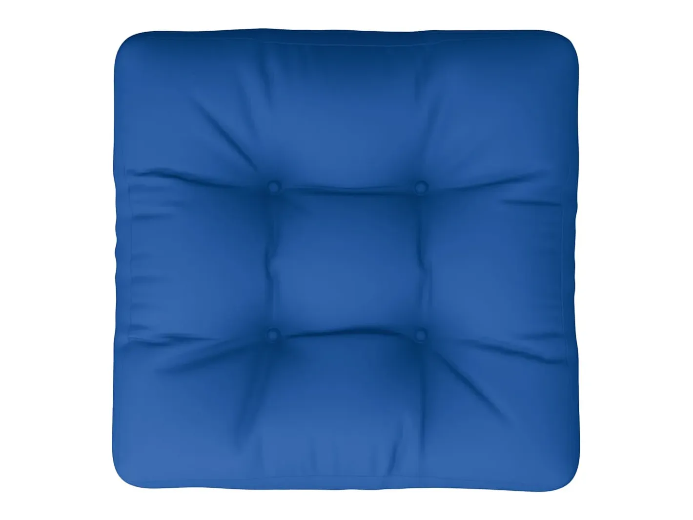 Clicnbuy Ropa De Casa-Cojín para sofá de palets de tela gris 50x50x12 cm Azul