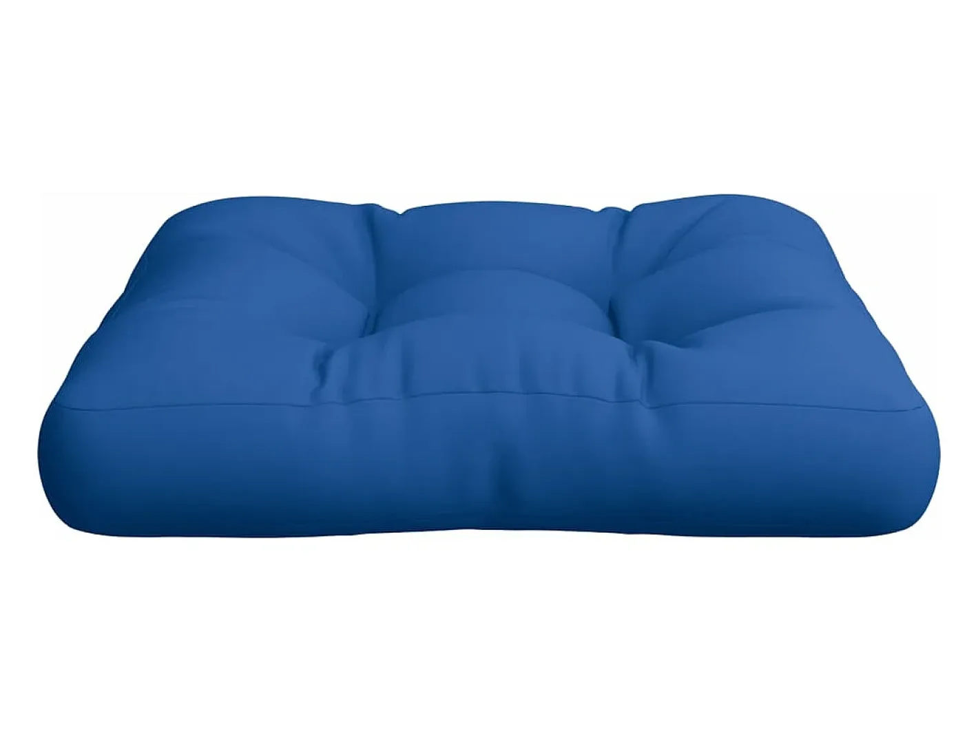 Clicnbuy Ropa De Casa-Cojín para sofá de palets de tela gris 50x50x12 cm Azul