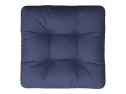 Hot Clicnbuy Cojín para sofá de palets de tela marino 60x60x12 cm Azul