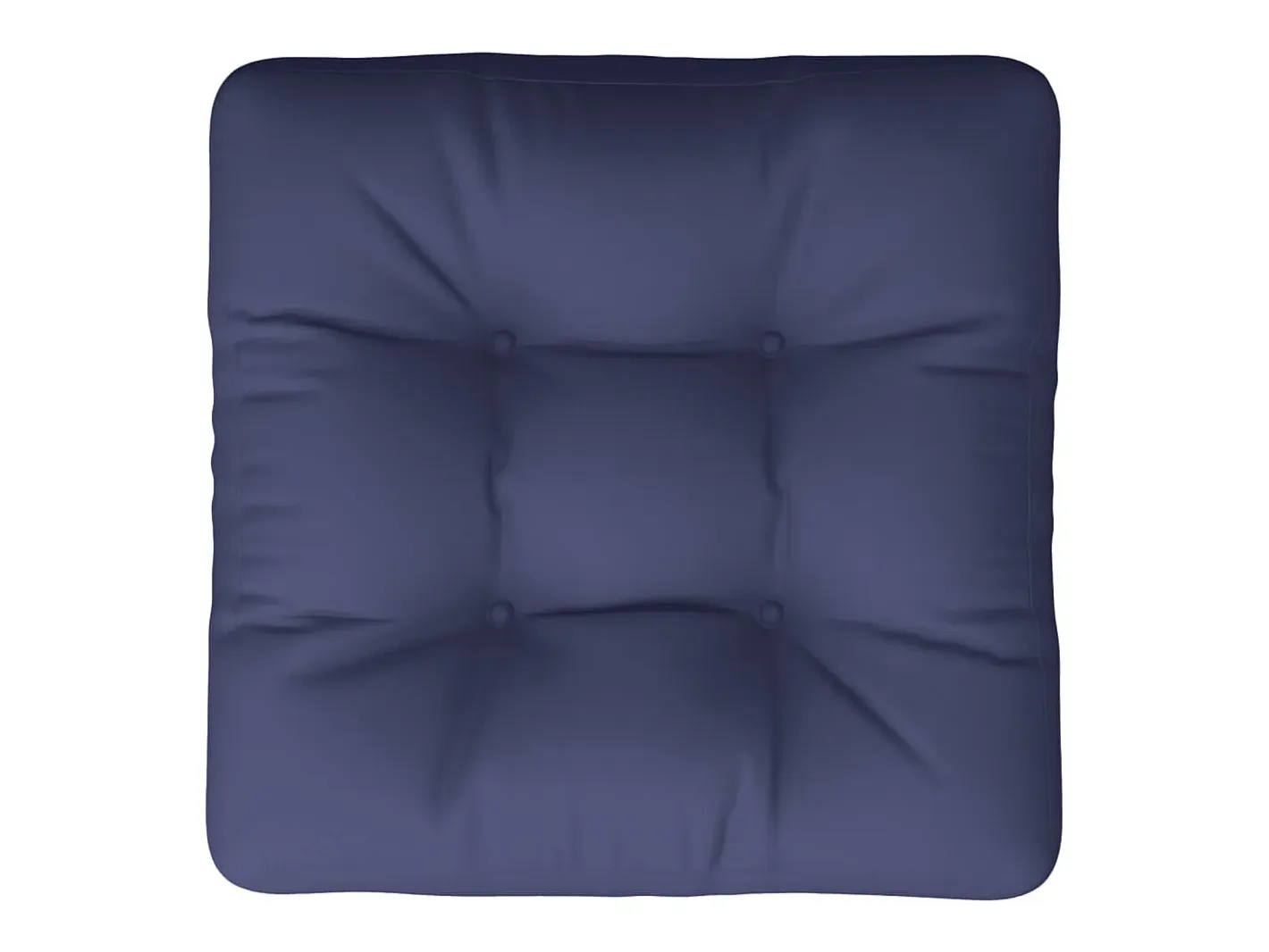 Hot Clicnbuy Cojín para sofá de palets de tela marino 60x60x12 cm Azul