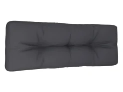 Clearance Clicnbuy Cojín para sofá de palets de tela 120x40x12 cm Gris antracita