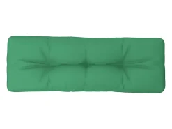 Clicnbuy Cojín para sofá de palets de tela 120x40x12 cm Verde
