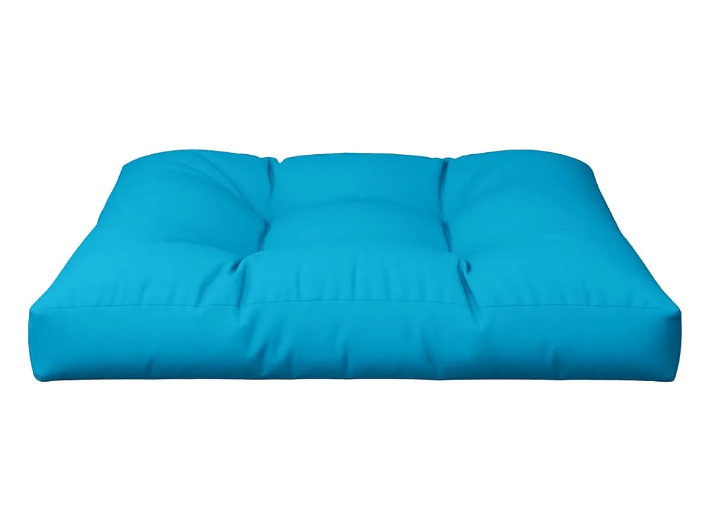 New Clicnbuy Cojín para sofá de palets de tela 80x80x12 cm Azul