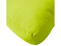 Clicnbuy Cojín para sofá de palets de tela claro 70x70x12 cm Verde Clearance