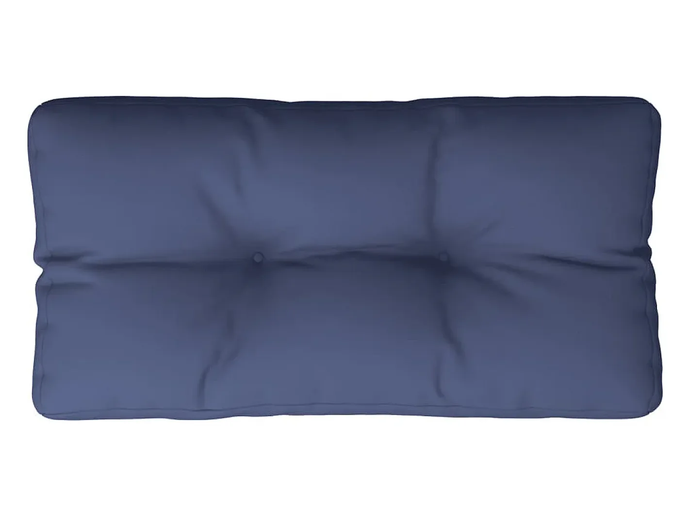 Clicnbuy Ropa De Casa-Cojín para sofá de palets de tela marino 120x40x12 cm Azul