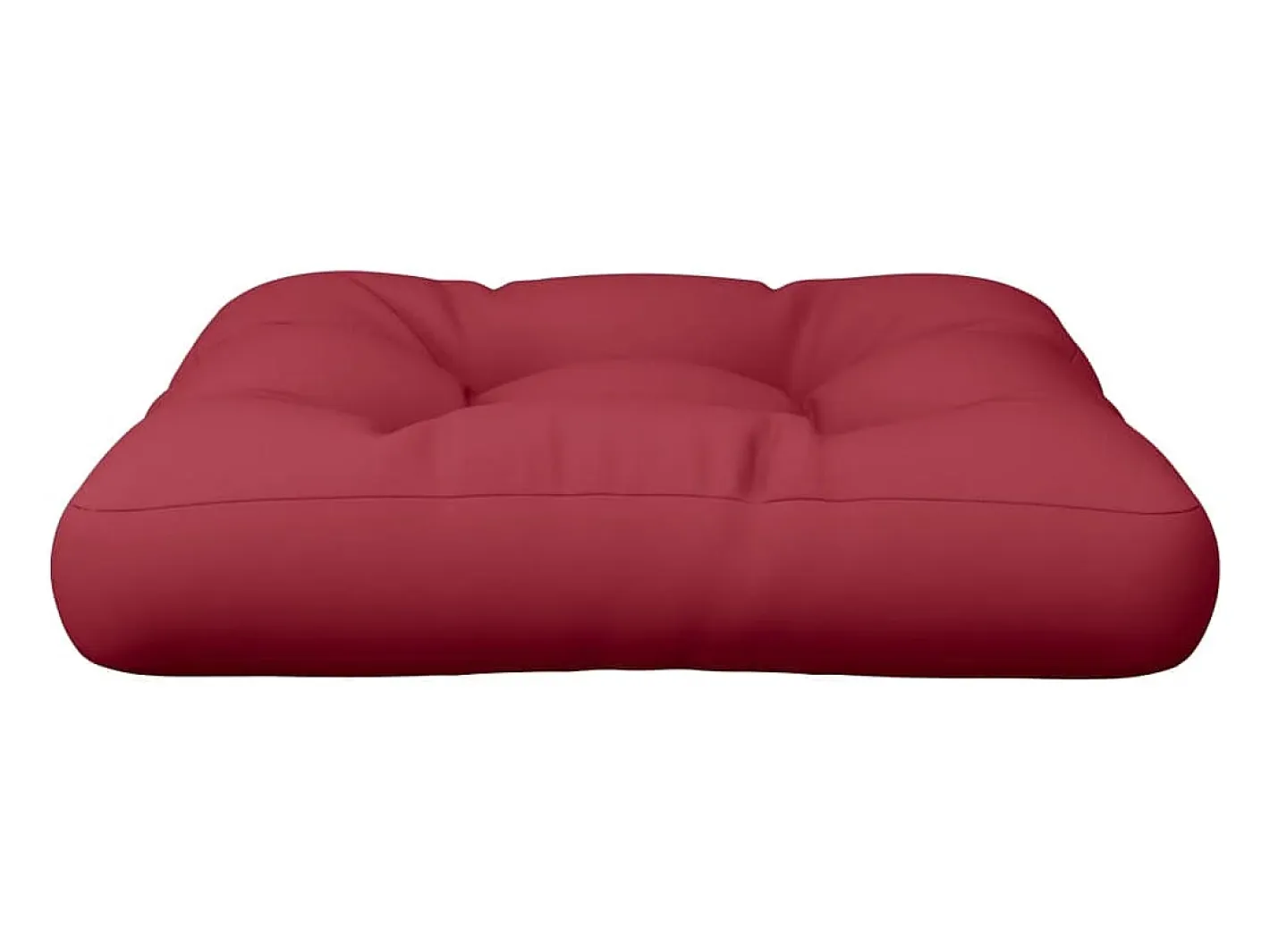 Sale Clicnbuy Cojín para sofá de palets de tela tinto 60x60x12 cm Rojo