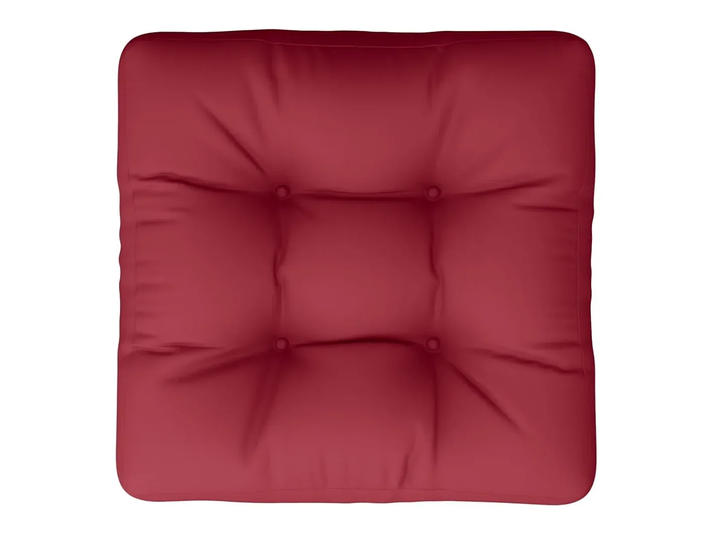 Sale Clicnbuy Cojín para sofá de palets de tela tinto 60x60x12 cm Rojo