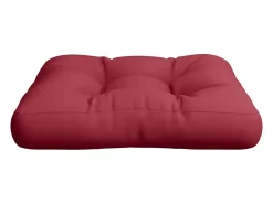 Sale Clicnbuy Cojín para sofá de palets de tela tinto 60x60x12 cm Rojo