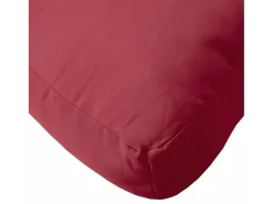 Sale Clicnbuy Cojín para sofá de palets de tela tinto 60x60x12 cm Rojo