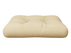 Outlet Clicnbuy Cojín para sofá de palets de tela 60x60x12 cm Beige