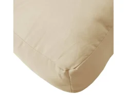Outlet Clicnbuy Cojín para sofá de palets de tela 60x60x12 cm Beige