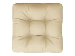 Outlet Clicnbuy Cojín para sofá de palets de tela 60x60x12 cm Beige