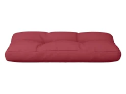 Best Clicnbuy Cojín para sofá de palets de tela tinto 80x40x12 cm Rojo