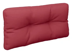 Best Clicnbuy Cojín para sofá de palets de tela tinto 80x40x12 cm Rojo