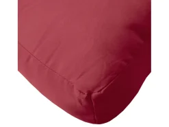 Best Clicnbuy Cojín para sofá de palets de tela tinto 80x40x12 cm Rojo