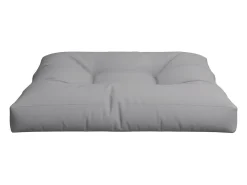 Clicnbuy Ropa De Casa-Cojín para sofá de palets de tela 80x80x12 cm Gris
