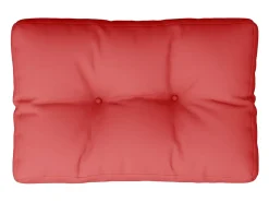 Discount Clicnbuy Cojín para sofá de palets de tela 50x40x12 cm Rojo