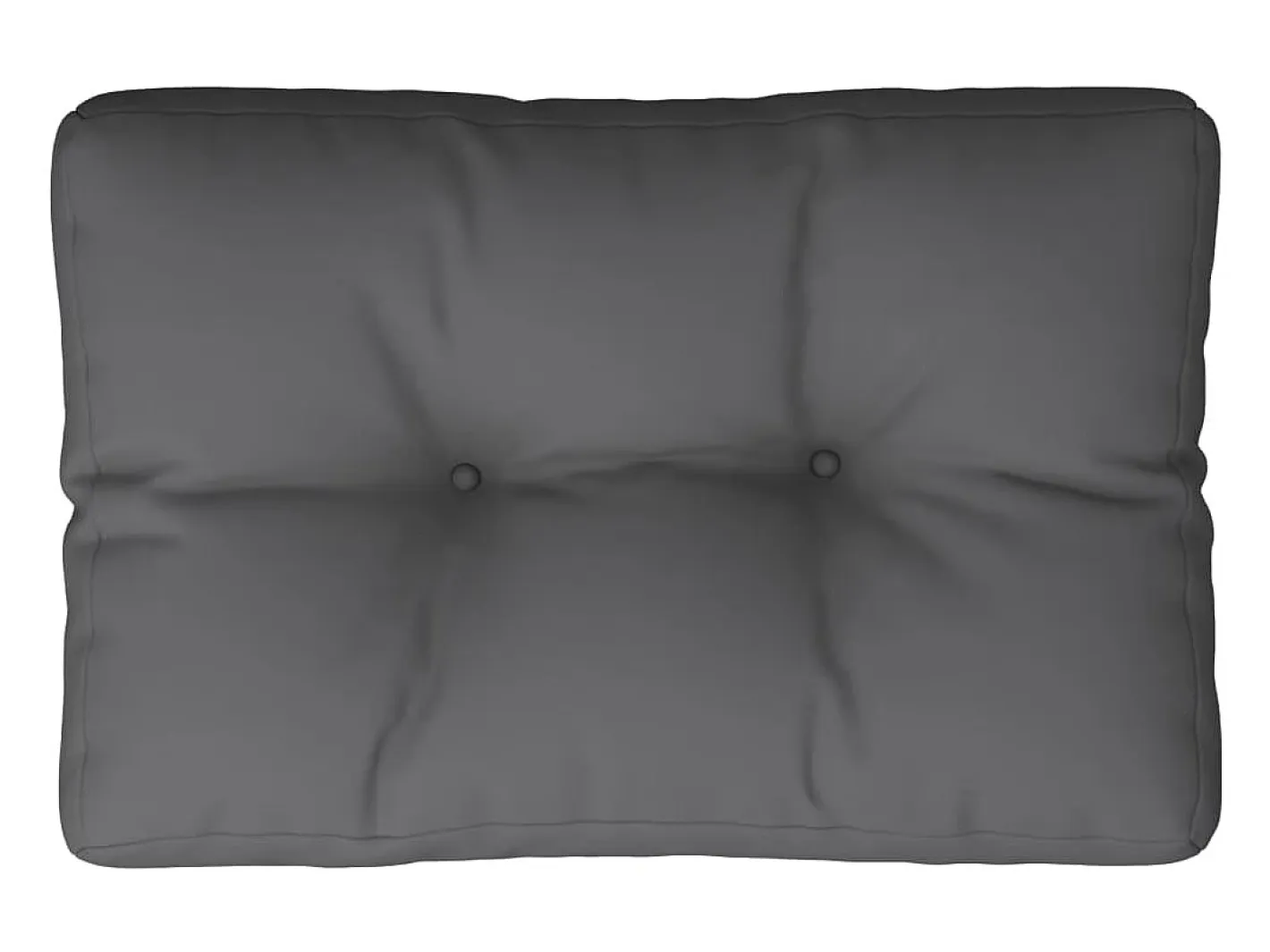 Clicnbuy Cojín para sofá de palets de tela antracita 50x40x12 cm Gris antracita Discount