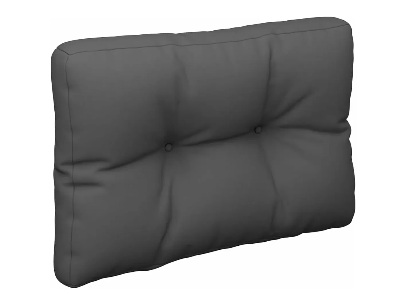 Clicnbuy Cojín para sofá de palets de tela antracita 50x40x12 cm Gris antracita Discount