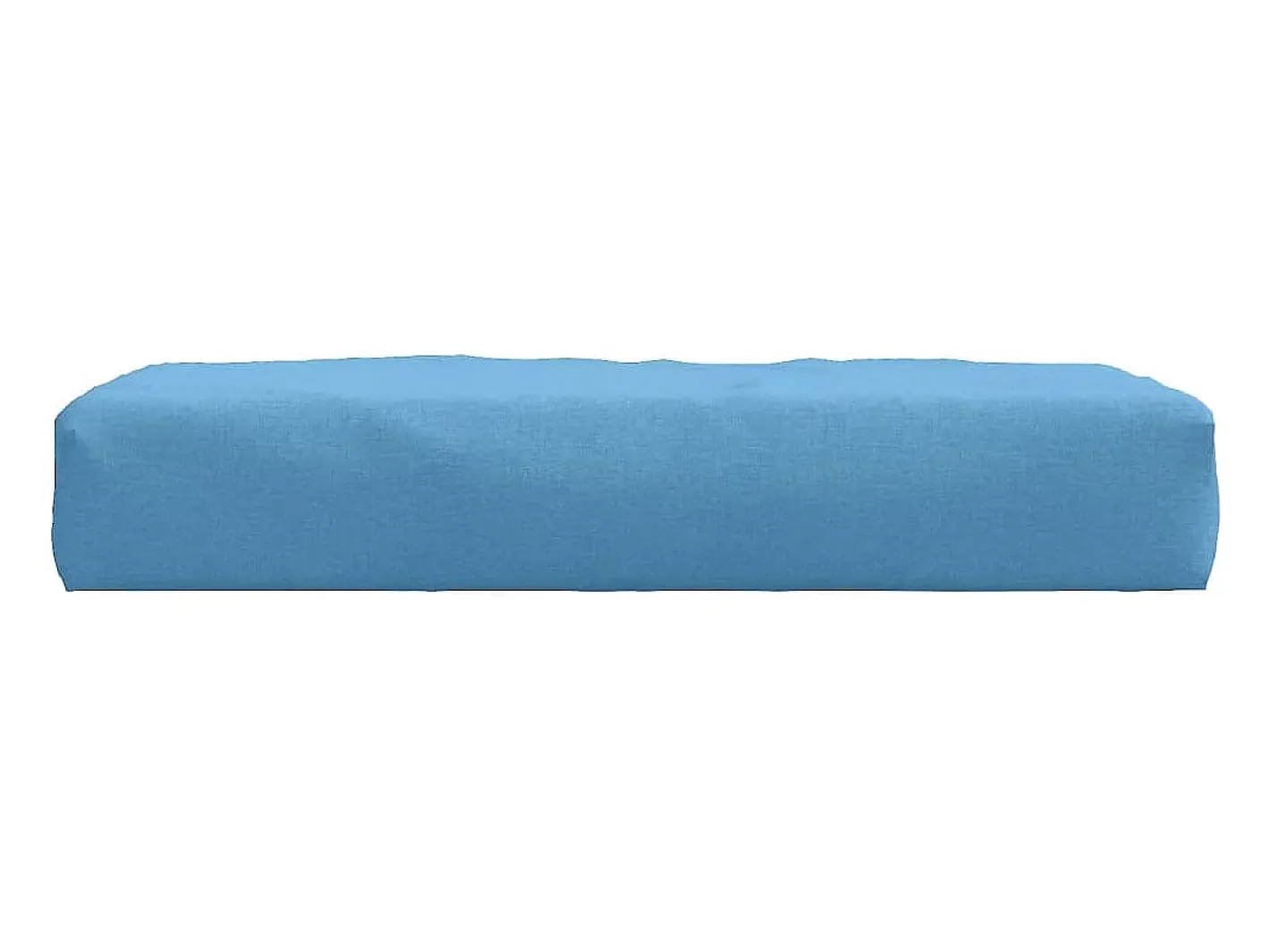 Clicnbuy Ropa De Casa-Cojín para sofá de palets tela melange 60x60x10 cm Azul