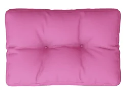 Clicnbuy Ropa De Casa-Cojín para sofá de palets tela 60x40x12 cm Rosa