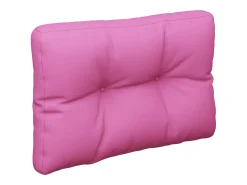 Clicnbuy Ropa De Casa-Cojín para sofá de palets tela 60x40x12 cm Rosa