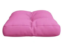 Clicnbuy Ropa De Casa-Cojín para sofá de palets tela 60x40x12 cm Rosa