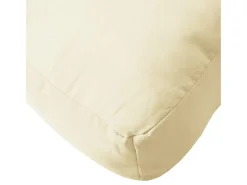 Online Clicnbuy Cojín para sofá de palets tela 50x50x12 cm Crema