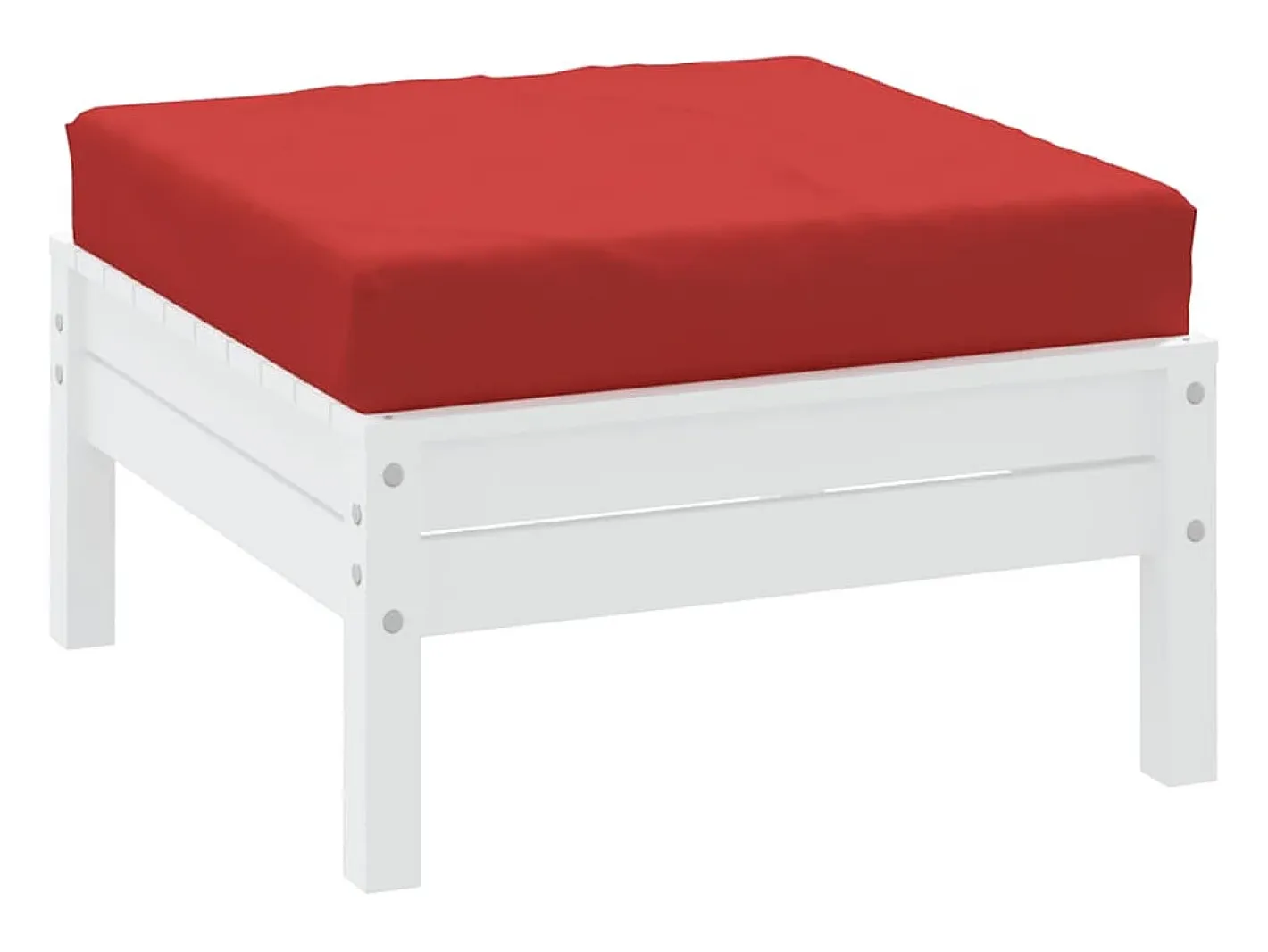 Clicnbuy Ropa De Casa-Cojín para sofá de palets tela Oxford 60x60x8 cm Rojo