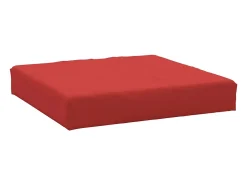 Clicnbuy Ropa De Casa-Cojín para sofá de palets tela Oxford 60x60x8 cm Rojo