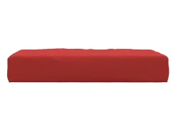Clicnbuy Ropa De Casa-Cojín para sofá de palets tela Oxford 60x60x8 cm Rojo