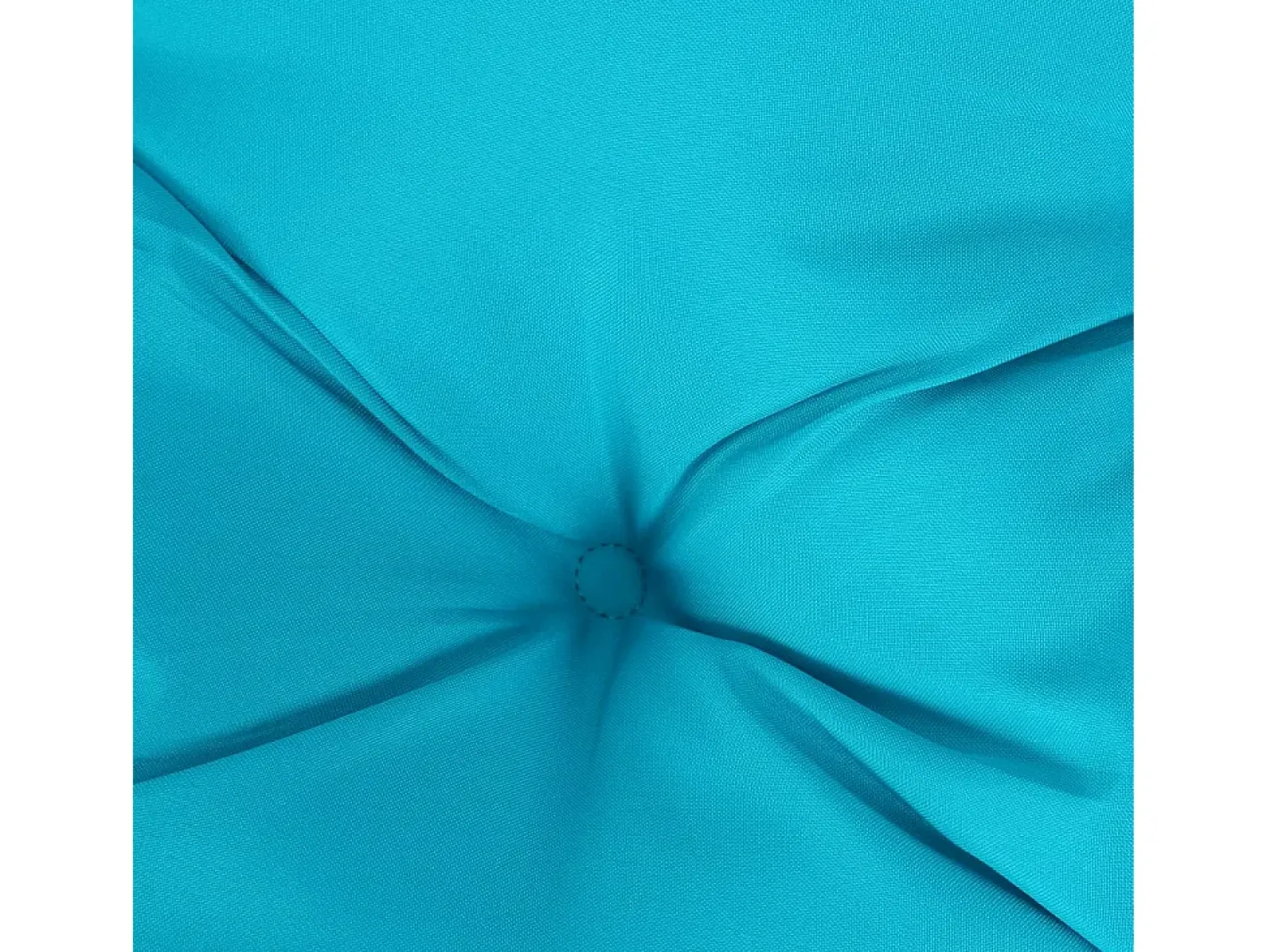 Clicnbuy Ropa De Casa-Cojín para sofá de palets tela turquesa 60x40x12 cm Azul turquesa