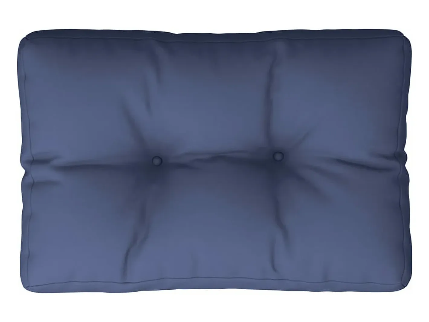 Clicnbuy Cojín para sofá de palets tela marino 50x40x12 cm Azul Discount